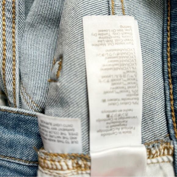 J. Crew Factory 10" High-Rise Skinny Jeans in All Day Stretch Medium Wash Sz 28 - Picture 7 of 9